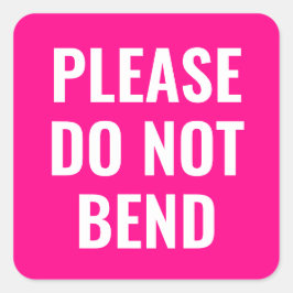 ピンクベンドしないトレンディーシンプルモダン事業 スクエアシール