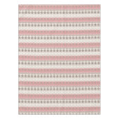 ピンクベージュオーナメント テーブルクロス (正面)