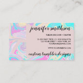 ピンクベージュタンブラータンブラーショップクラフター 名刺 (裏面)