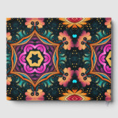 ピンクペイズリーフローラ ゲストブック (裏面)