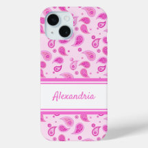 ピンクペイズリー