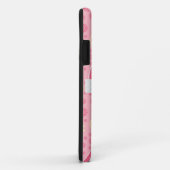 ピンクペイズリーiPhoneモノグラムカスタム Case-Mate iPhoneケース (裏面/右)