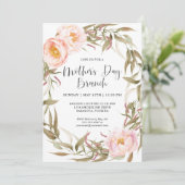 ピンクペオニーフローラリースマザーズデイブランチ 招待状 (スタンド正面)