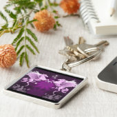 ピンクペガサス反射キーチェーン キーホルダー (側面)