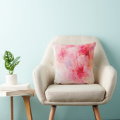 ピンクペタルエレガンスウォーターカラー クッション (椅子)