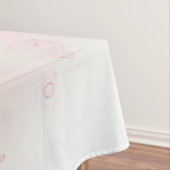 ピンクペタルエレガンスウォーターカラー テーブルクロス (インサイチュ)