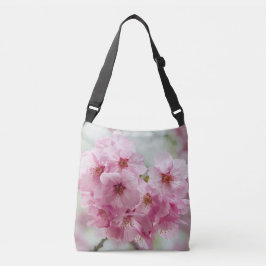 ピンクペタルエレガンス - 日本の花の芸術 クロスボディバッグ