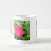 ピンクペチュニア花 コーヒーマグカップ (正面左)