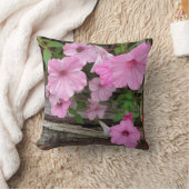 ピンクペチュニア クッション (ブランケット)