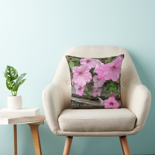 ピンクペチュニア クッション (椅子)