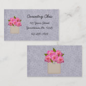 ピンクペニーズ名刺 名刺 (正面/裏面)