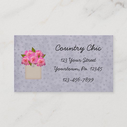 ピンクペニーズ名刺 名刺 (正面)