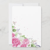 ピンクペニーズ招待状 招待状 (裏面)