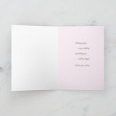 ピンクペニーズ誕生日カード カード (内部)