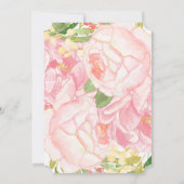 ピンクペニーリハーサルディナー招待状 招待状 (裏面)