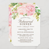 ピンクペニーリハーサルディナー招待状 招待状 (正面/裏面)