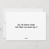 ピンクペパーミントクリスマスカード シーズンカード (裏面)