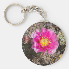 ピンクペリカナシのキーリング キーホルダー