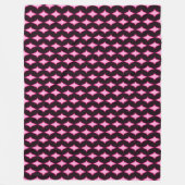 ピンクペルシャダイヤモンドプリンセスプラッシュパターン フリースブランケット (正面)