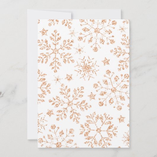 ピンクペンギン誕生日招待状 招待状 (裏面)