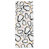 ピンクペンギン赤ちゃんシャワー ワインギフトバッグ (裏面)