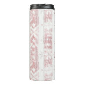 ピンクペンギン雪片クリスマス タンブラー (裏面)