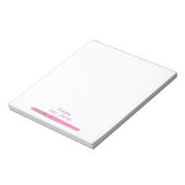 ピンクペン |からのメモ |先生メモ帳 ノートパッド (回転)