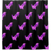 ピンクペ大切ップ シャワーカーテン (正面)