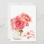 ピンクペ絵を描オニーバチェロレッテ 招待状 (裏面)