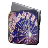 ピンクホイール ラップトップスリーブ (正面左)