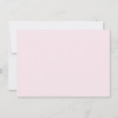 ピンクホエールワンダーザシー1歳の誕生日 招待状 (裏面)