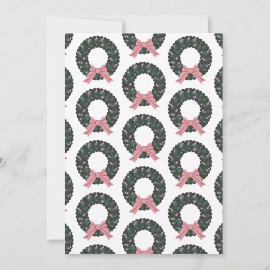 ピンクホガーリーリデーツお気に入りのパーティー 招待状 (裏面)