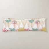 ピンクホットエアバルーンとマウンテンシーン ボディピロー (裏面)