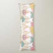 ピンクホットエアバルーンとマウンテンシーン ボディピロー (裏面 (縦))