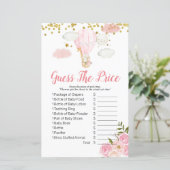 ピンクホットエアバルーンは価格ゲームを推測 (スタンド正面)