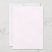 ピンクホットエアバルーンガール1st誕生日パーティー 招待状 (裏面)