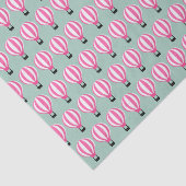 ピンクホットエアバルーンパリをテーマにしたティッシュペーパー 薄葉紙 (詳細)