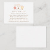 ピンクホットエアバルーンベビーエンクロージャカー用ブック エンクロージャーカード (正面/裏面)