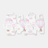 ピンクホットエアバルーン誕生日お願いボックス フェイバーボックス (折り畳みなし)