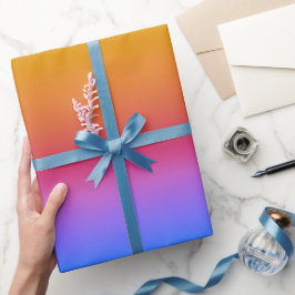 ピンクホライゾンラッピング紙 ラッピングペーパー