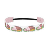 ピンクホリデーハムクリスマスイースターディナーグルメ アスレチックヘッドバンド (正面)