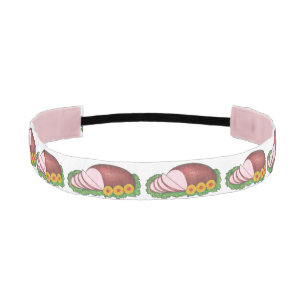 ピンクホリデーハムクリスマスイースターディナーグルメ アスレチックヘッドバンド