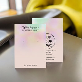 ピンクホログラフィックジュエリーイヤリングディスプレイ