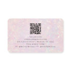 ピンクホログラフィックQRコードラック