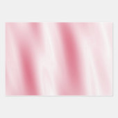 ピンクホワイトと金ゴールドリップキス金ゴールドグリッターXOXO ラッピングペーパーシート (正面2)