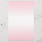 ピンクホワイトガール赤ちゃんシャワー単語スクランブル チラシ (裏面)