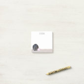 ピンクホワイトサッカーボールギニアピグ新学期 ポストイット (デスク上)