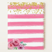 ピンクホワイトサロン美しいフローラ プランナー手帳 (裏面)