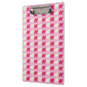 ピンクホワイトサーカス動物園の動物クッキークラッカー クリップボード (左)