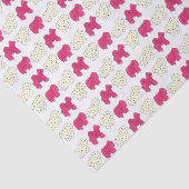 ピンクホワイトサーカス動物園の動物クッキークラッカー 薄葉紙 (詳細)